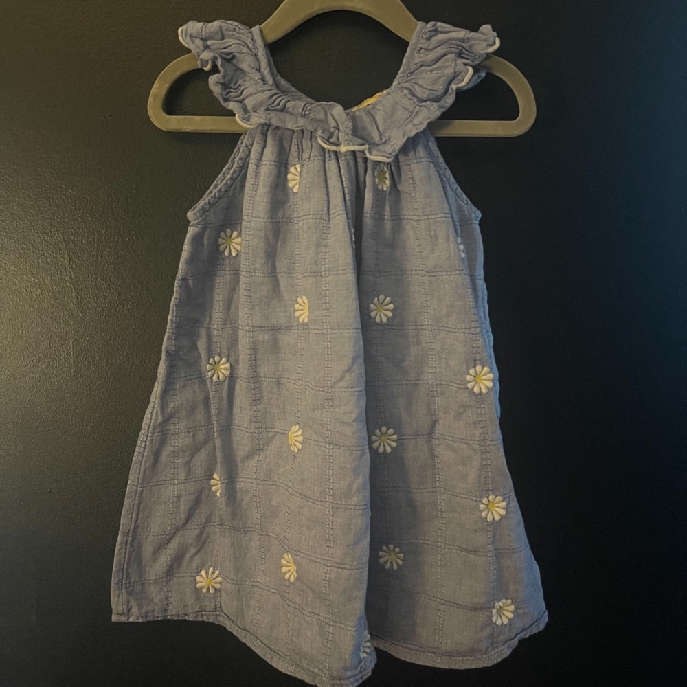 Toddler Girls Cotton Daisy Dress